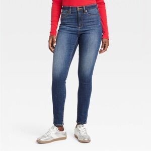 Universal Thread Blue Women's High Rise Stretch Skinny Jeans Size 6 | NWT